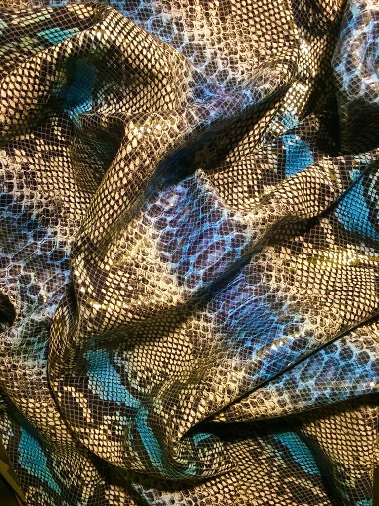 AGNEAU VELOURS FINITION REPTILE